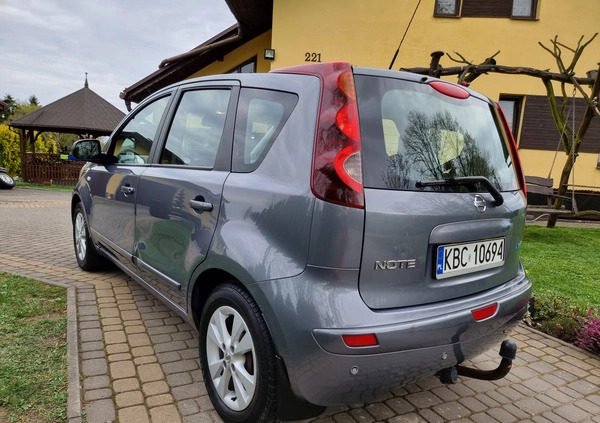 Nissan Note cena 16500 przebieg: 120000, rok produkcji 2009 z Szepietowo małe 301